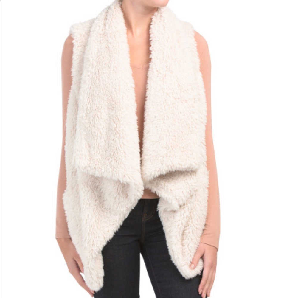 DEMOCRACY‎ Shaggy Faux Fur Vest X-Large
